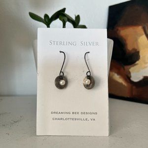 Sterling Silver + Pearl Earrings